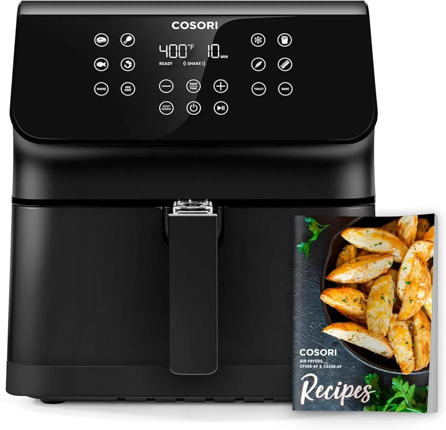 Nutrition & Fitness Hub - 12-in-1 Air Fryer 5.8QT, Toast, Bake,