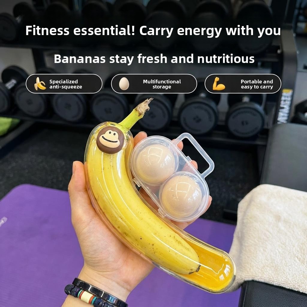 Nutrition For Fitness - Portable Fitness Banana Storage Box Oxidation