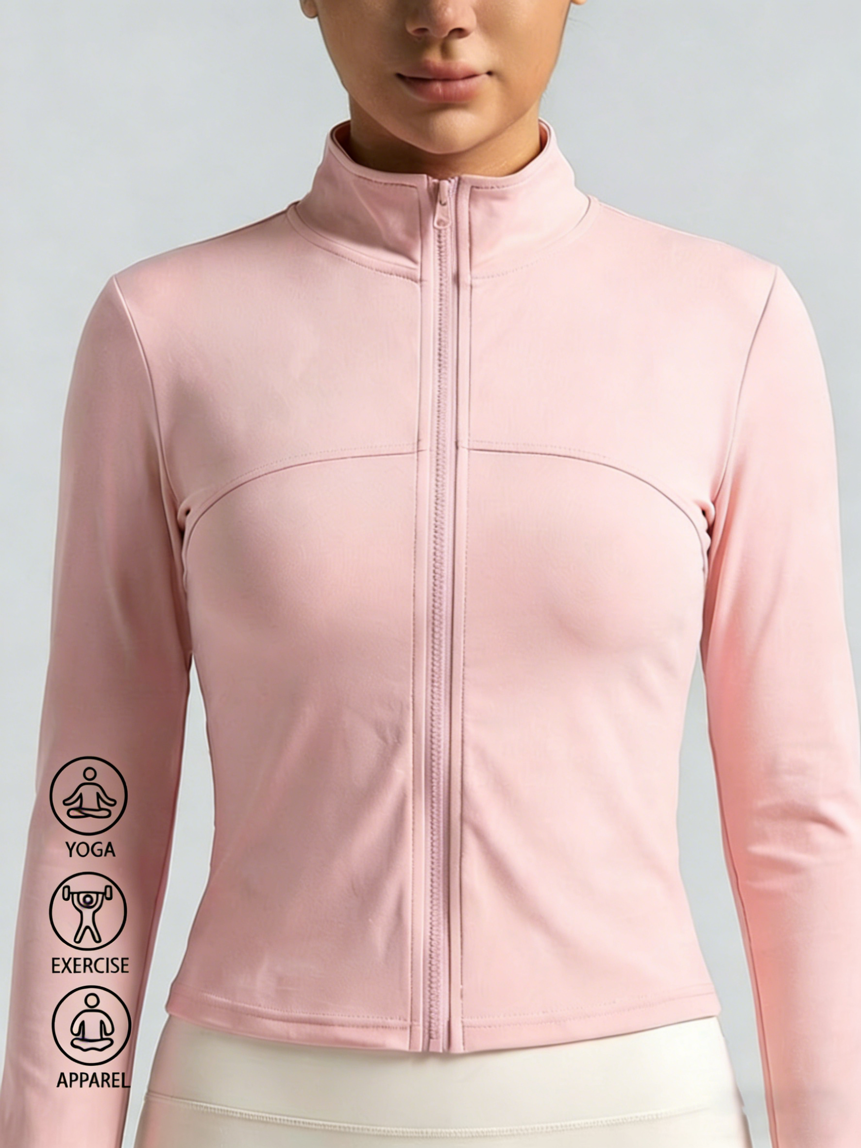 New Women Light pink Yoga Coat - огляд і ціна Fitness & Nutrition Lab