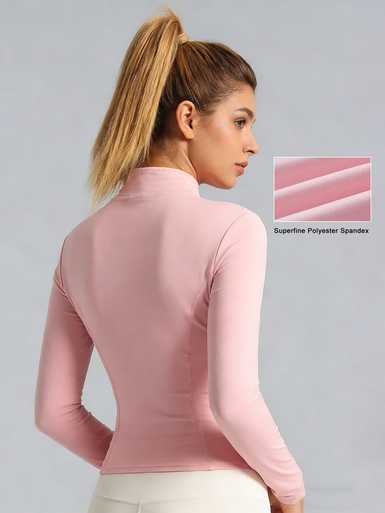 New Women Light pink Yoga Coat - огляд і ціна Fitness & Nutrition Lab