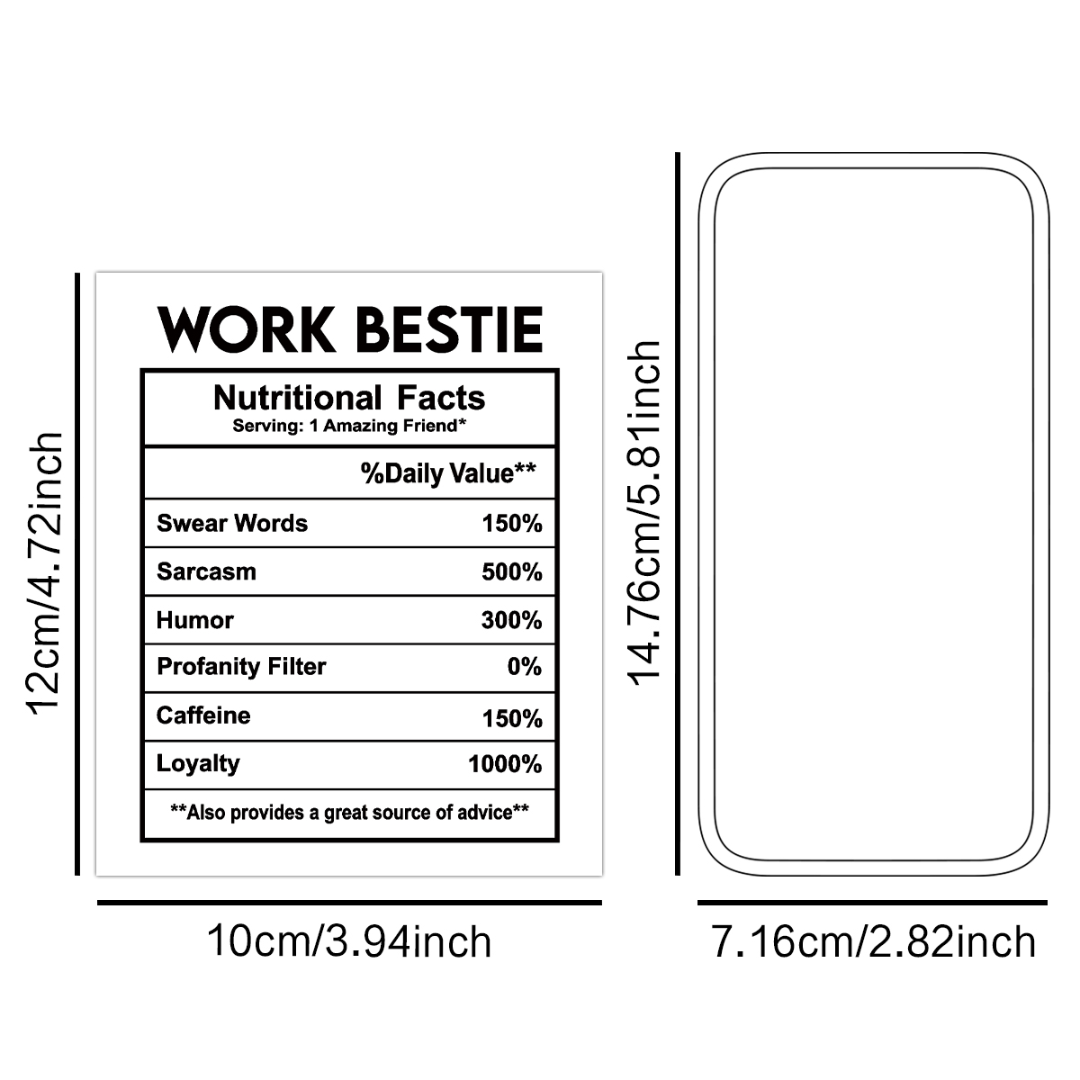 4pcs Funny Work Bestie Wine Bo - огляд і ціна Nutrition & Fitness Hub