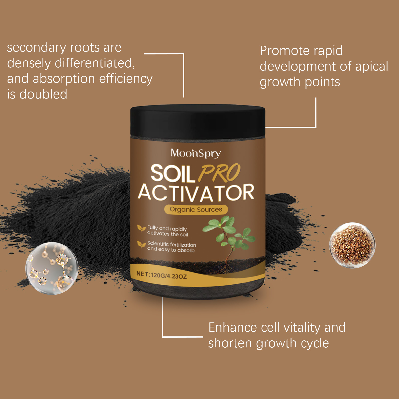 120g Soil Nutrition Powder Boo - огляд і ціна Roots Nutrition & Fitness Inglewood Photos
