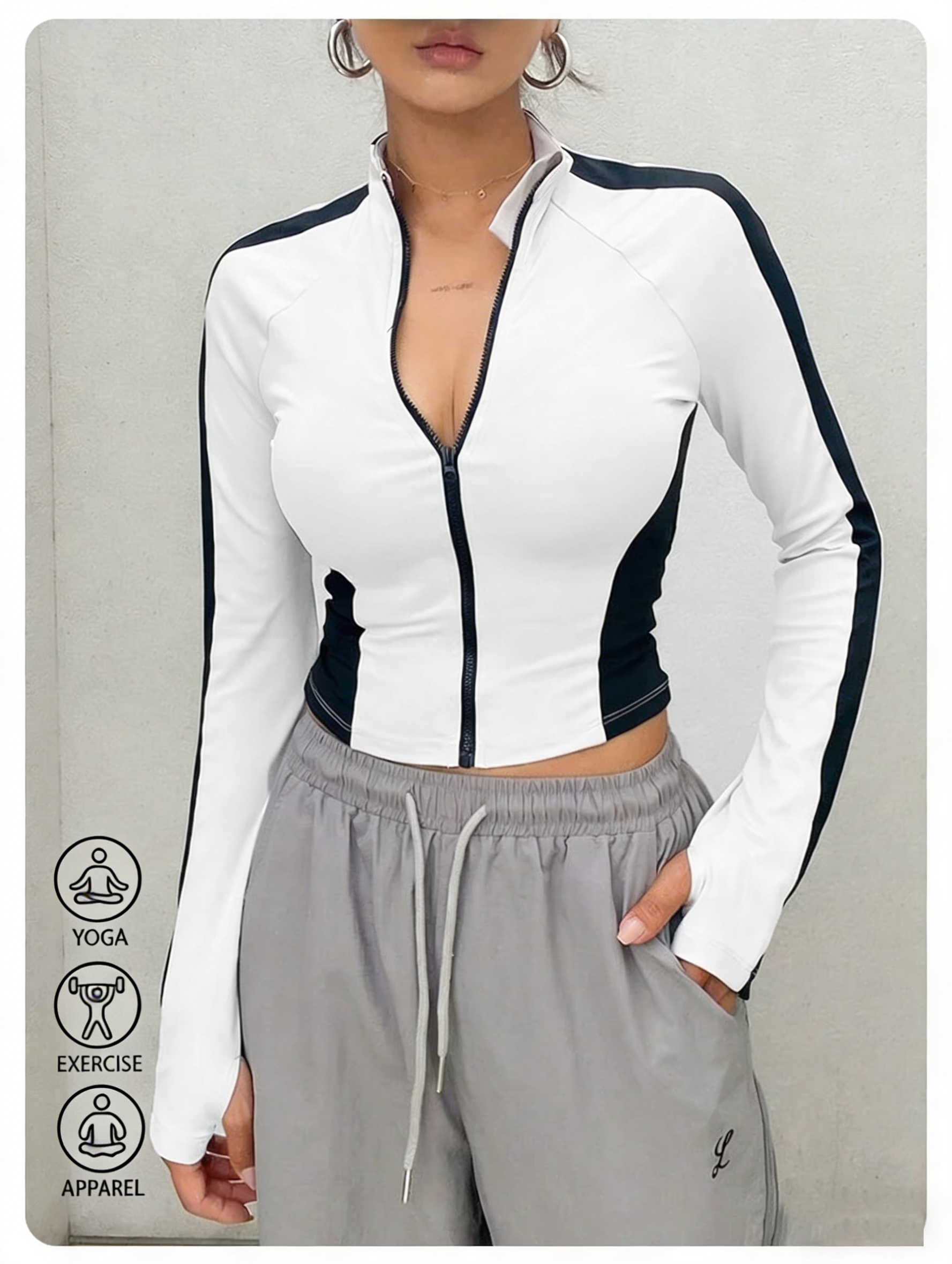 Yoga Clothes Stand Up Collar J - огляд і ціна Fitness & Nutrition Lab