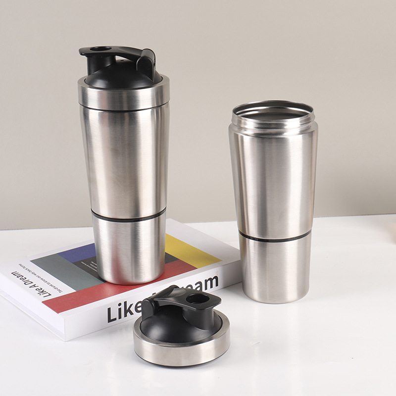 Stainless Steel Protein Shaker - огляд і ціна Nutrition For Fitness