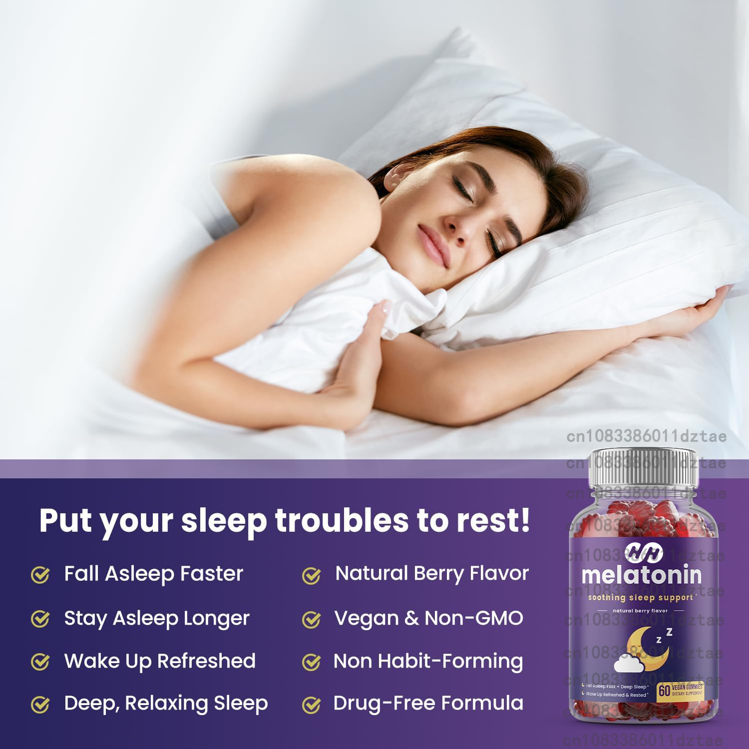 Melatonin Gummies - Sleep Aid, - огляд і ціна Melatonin Sleep Gummy