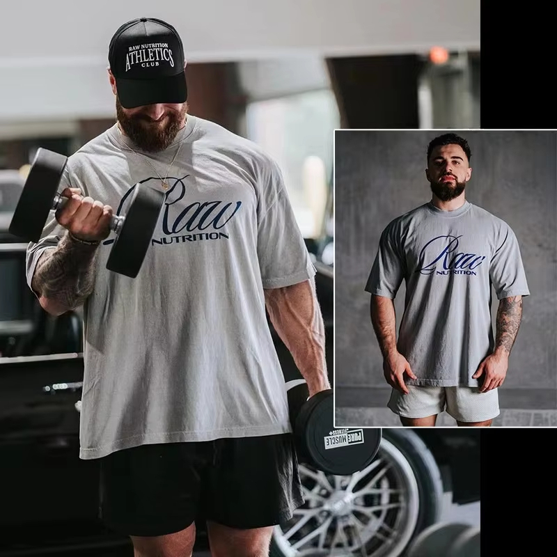 Men's Neutral Tone Gym T-Shirt - огляд і ціна Nutrition For Fitness