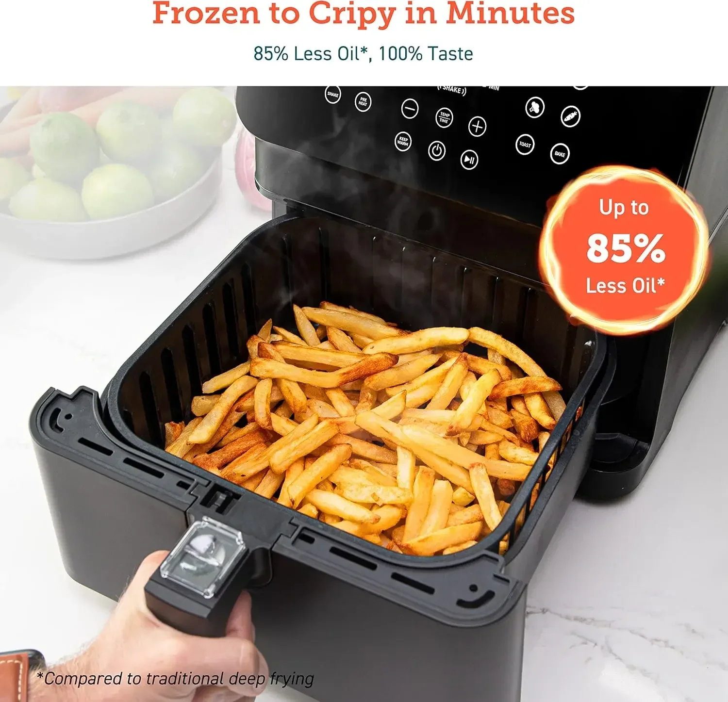 12-in-1 Air Fryer 5.8QT, Toast - огляд і ціна Nutrition & Fitness Hub