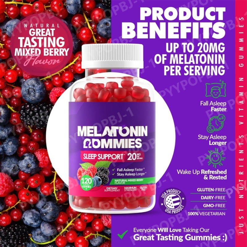 Melatonin 20mg Gummies 120 Cou - огляд і ціна Melatonin Sleep Gummy