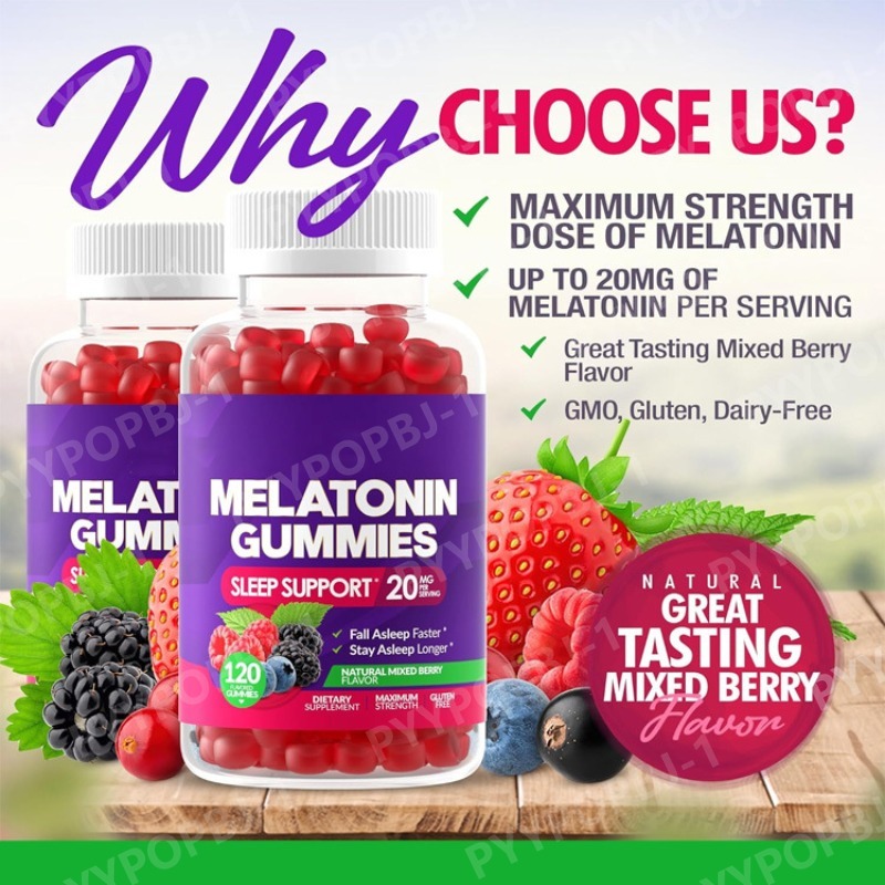 Melatonin 20mg Gummies 120 Cou - огляд і ціна Melatonin Sleep Gummy
