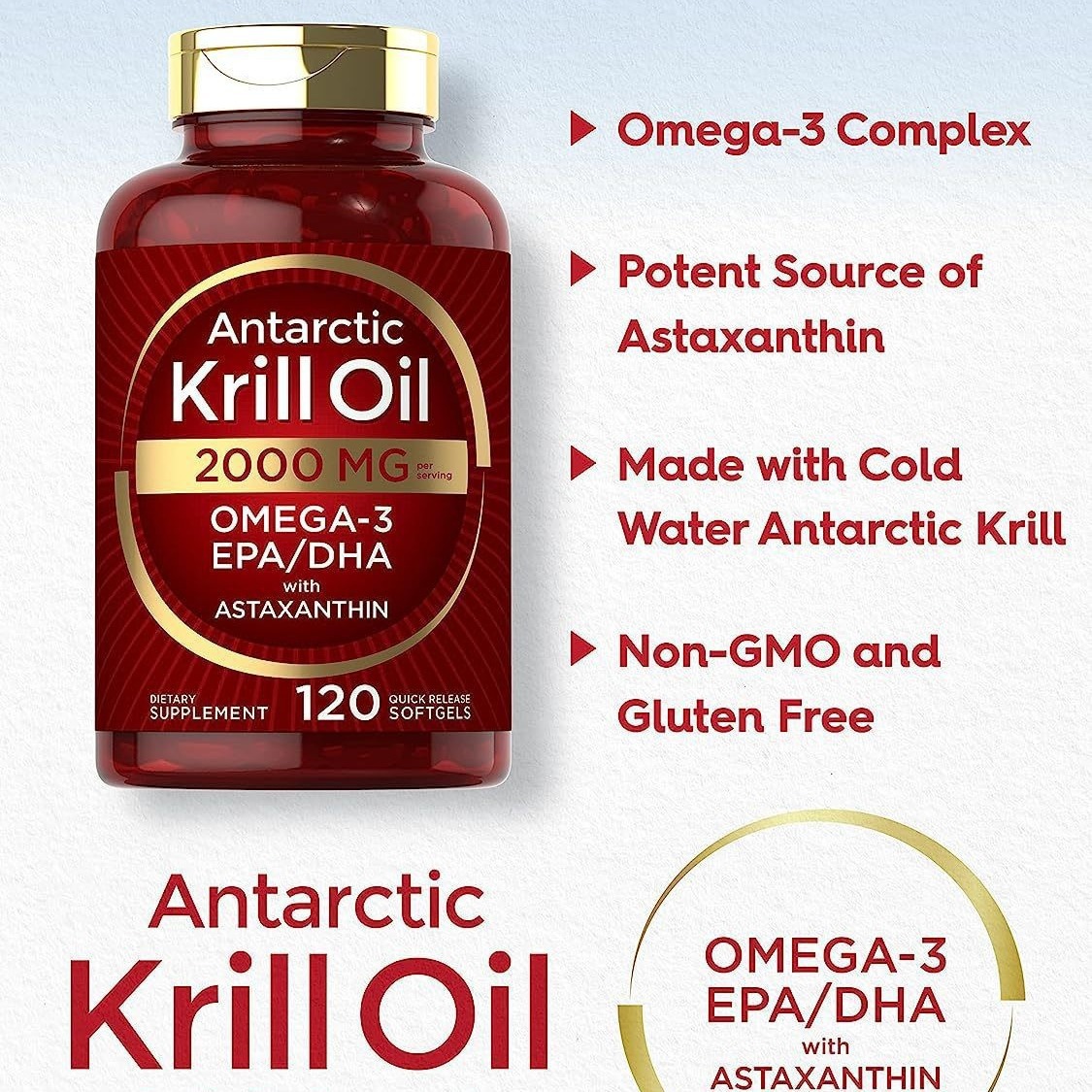 Krill oil soft capsules supple - огляд і ціна Nutrition For Fitness